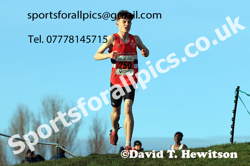 Boys under-15s 2024 NECAA Cross Country Champs., Temple Park, South Shields. Photo: David T. Hewitson/Sports for All Pics